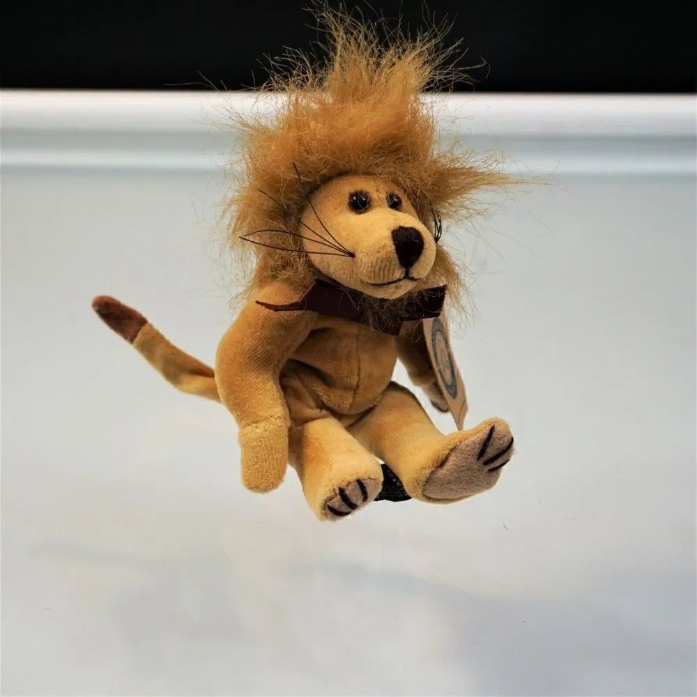1998 Baby Boyds Bears Lance Lion Vintage Plush Furry Mane w Tags Stuffed Animal